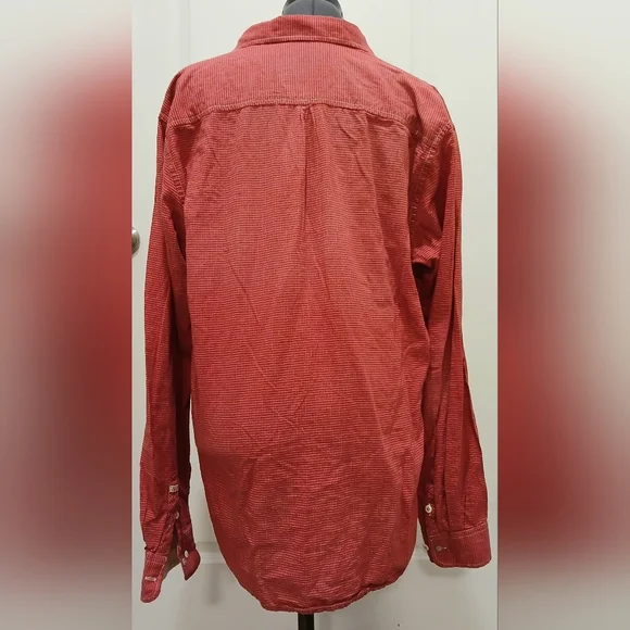 Men's Scotch & Soda Red Button Down Shirt - Picture 5 of 15